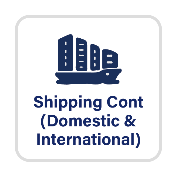 Shipping Cont (Domestic & International)